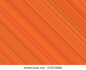 Orange background with diagonal stripes. For design. Vector.