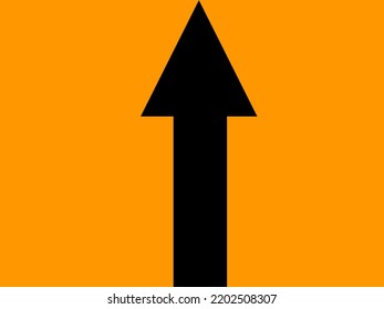 Orange background with directions on the way up on transportation and pedestrians