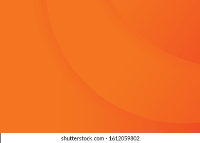 Orange background. Dynamic style banner design orange gradient. Abstract realistic papercut decoration. background for poster, web, landing, page, cover, ad, greeting, card, social media, promot
