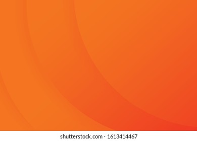 Orange background. Dynamic style banner design orange gradient. Abstract realistic papercut decoration. background for poster, web, landing, page, cover, ad, greeting, card, social media, promotion.