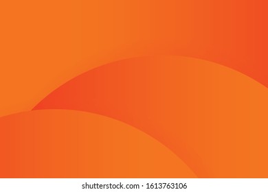 Orange background. Dynamic style banner design orange gradient. Abstract realistic papercut decoration. background for poster, web, landing, page, cover, ad, greeting, card, social media, promotion.