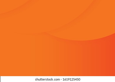 Orange background. Dynamic style banner design orange gradient. Abstract realistic papercut decoration. background for poster, web, landing, page, cover, ad, greeting, card, social media, promotion