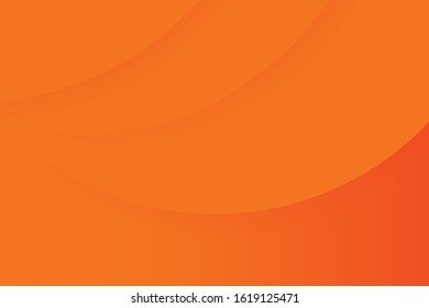 Orange background. Dynamic style banner design orange gradient. Abstract realistic papercut decoration. background for poster, web, landing, page, cover, ad, greeting, card, social media, promotion