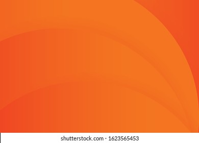 Orange background. Dynamic style banner design orange gradient. Abstract realistic papercut decoration. background for poster, web, landing, page, cover, ad, greeting, card, social media, promotio