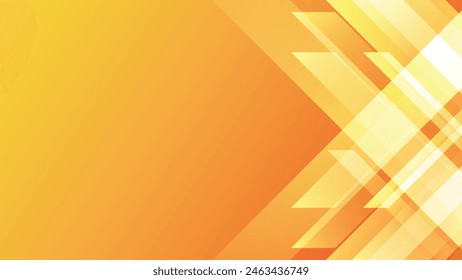 Orangefarbener Hintergrund mit geometrischer Lichtform