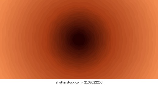 Orange background hole abstract design