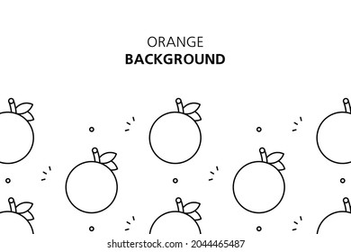 orangefarbener Hintergrund. Symboldesign. Vorlagenelemente. einzeln auf weißem Hintergrund