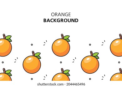 Fondo naranja. Diseño de iconos. Elementos de plantilla. aislado en fondo blanco