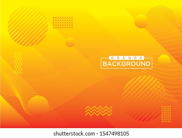  orange background, minimal geometric abstract background. background design gradient shapes. 