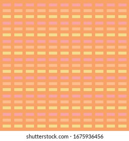 orange background on soft color rectangle pattern vector