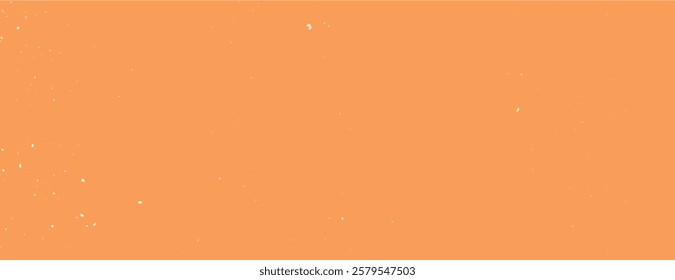 Orange background with a speckled texture. The background is orange with a subtle, grainy effect. Speckled wall texture background. Orange background vector.