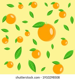 Orange background that can be used as a pattern, t-shirt design, book covers, children's books, and wallpapers
