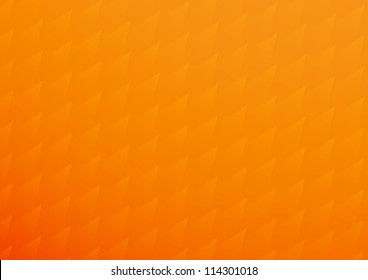 Orange background with triangle scale pattern