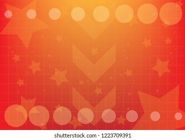 Orange background vector