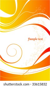 orange background vector