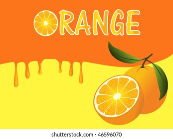 orange background vector