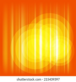 Orange Background Vector with circle