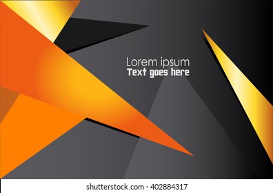 Orange background vector infographic information graphic for message and text design
