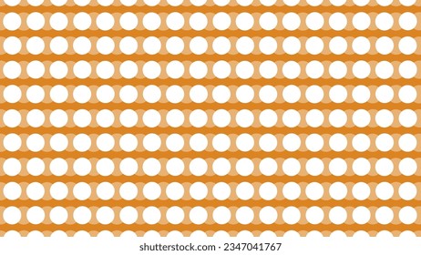 Fondo naranja con puntos blancos