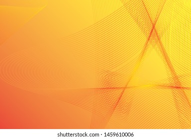 orange background with yellow line 01