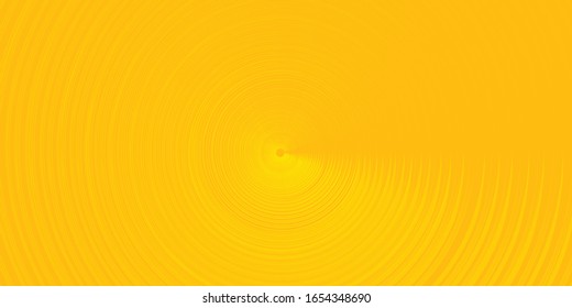 An Orange background with yellow lines in circles 