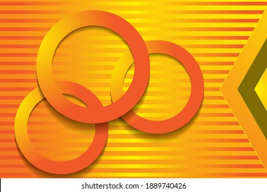 orange backgrounds. 3d colorful overlap layers background.