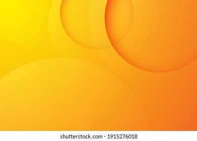 Orange Backgrounds. Abstract 3d Circle Background.