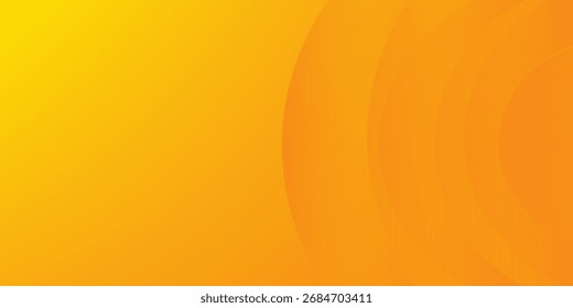 orange backgrounds. Abstract 3d circle papercut layer background.