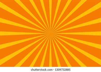 Orange backgrounds in flat comics style design vector