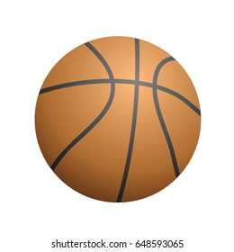 orange ball of  basketball
