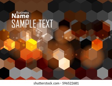 Orange banner abstract template for card. Metal Background with waves and reflections. Business background, silver, illustration. Illustration of abstract background with a metallic element
