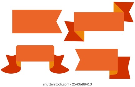 Vector de signo de forma de Anuncio naranja