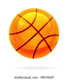 Orange basket ball