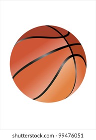Orange basket ball