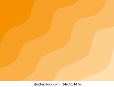 The orange beige  wave background
