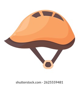 Capacete de bicicleta laranja que garante segurança e proteção para ciclistas