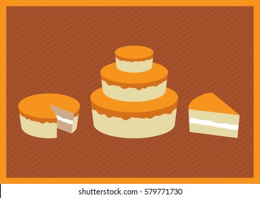 Orange Birthday Cake