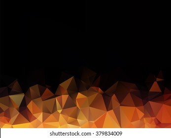 orange black abstract background