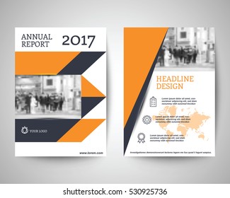 orange and black abstract flyer layout template with people background, brochure background, leaflet with cover, vector design in a4 size for business