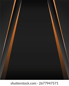 Orange and black background abstract