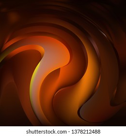 Orange and Black Background Vector Image