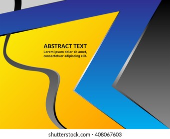 Orange, black background vector infographic information graphic for message and text design

