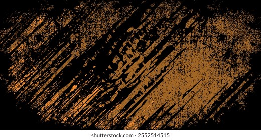 orange black brush Car sticker wrap pattern banner abstract sporty lines black orange color combination grunge brush modern pattern racing motorsport vector design. eps10.