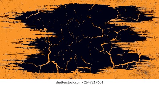 orange black brush pattern wrap car sticker banner abstract sporty lines black orange grunge brush color combination.