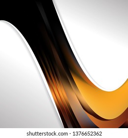 Orange and Black Business Background Template