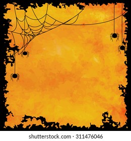 Orange black Halloween background