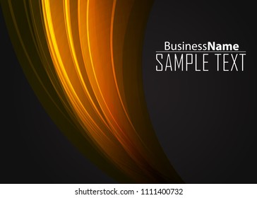 Orange black Modern poster. Orange black background with banner design. Black background trendy illustration. Web design template. Bright orange summer vintage background. Trendy texture summer design