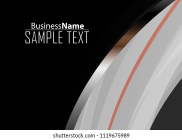 Orange black Modern poster. Orange black background with banner design. Black background trendy illustration. Web design template. Bright orange summer vintage background. Trendy texture summer design