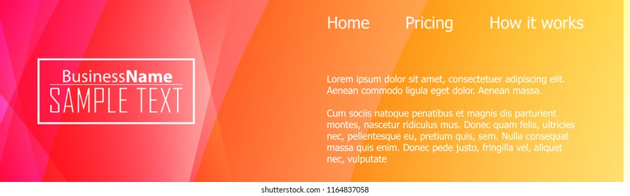 Orange black Modern poster. Orange black background with banner design. Black background trendy illustration. Web design template. Bright orange summer vintage background. Trendy texture summer design