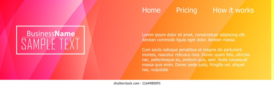 Orange black Modern poster. Orange black background with banner design. Black background trendy illustration. Web design template. Bright orange summer vintage background. Trendy texture summer design